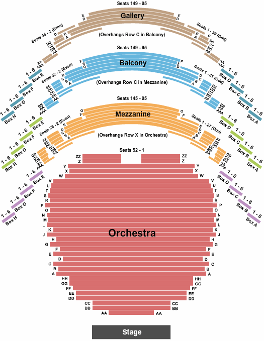 Carol Morsani Hall Sound Of Music Seating Chart